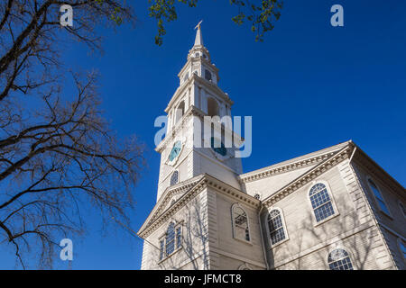 Estados Unidos, Providence, Rhode Island, la Primera Iglesia Bautista en América Foto de stock