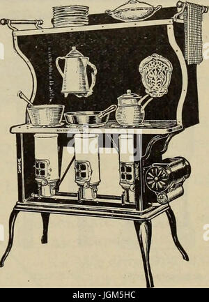 Merchandising hardware Agosto-octubre 1912 Foto de stock