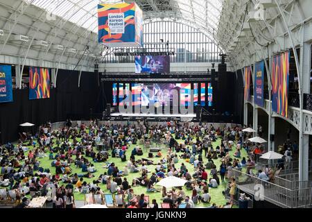 Londres, Reino Unido. 08 de julio, 2017. Festival Coreano de Londres 2017. Londres, Reino Unido. 08/07/2017 | Uso de crédito en todo el mundo: dpa/Alamy Live News Foto de stock