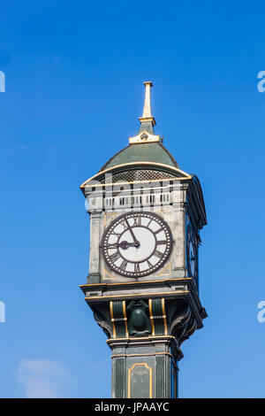 Inglaterra, West Midlands, Birmingham, el barrio de las Joyerías, Chamberlain reloj Foto de stock
