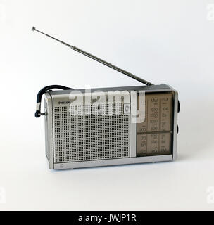 Antigua radio Philips Fotografía de stock - Alamy