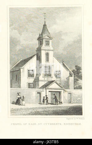 MA(1829) p 185 Capilla de facilidad, St Cuthbert's, Edinburgo Thomas Hosmer pastor Foto de stock