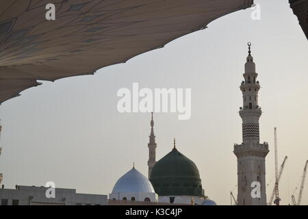 Medinah , un Masjid Nabawi ,ARABIA SAUDITA Foto de stock
