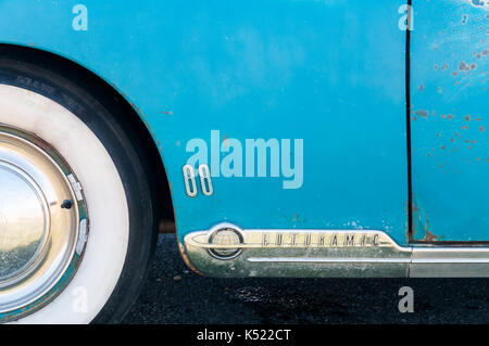 Nombre en el costado de un Oldsmobile 88 Futuramic coche. Foto de stock