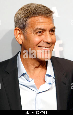 Toronto, Canadá. 10 sep, 2017. George Clooney durante el 'suburbicon' photocall durante la 42ª edición del festival internacional de cine de Toronto en el Bell lightbox el 10 de septiembre de 2017 en Toronto, Canadá: crédito geisler-fotopress/alamy live news Foto de stock