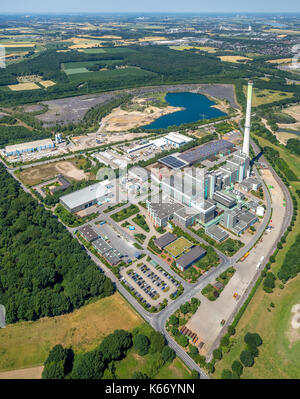 Centro de residuos Asdonkshof, empresas de eliminación, incineración de residuos, calle de injerto, ELSKES mix Concrete GmbH & Co.KG, ELSKES Prefabricado GmbH & Co. KG, Kamp-Li Foto de stock