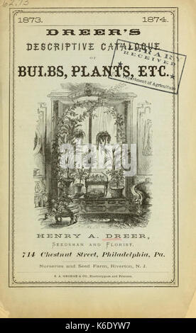 La Dreer catálogo descriptivo de los bulbos, plantas, etc (16580940269) Foto de stock
