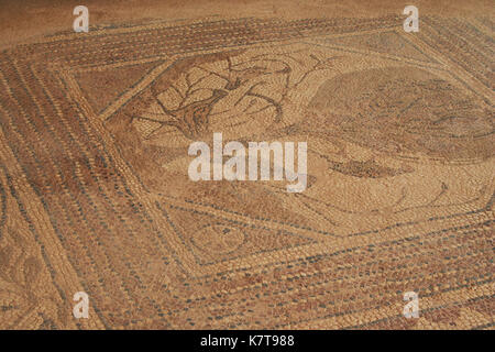 Sitio arqueológico de Filipos. Esta porción de la excavación es de la