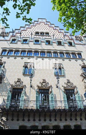 La Casa Amatller de Puig i Cadafalch Barcelona, España Foto de stock