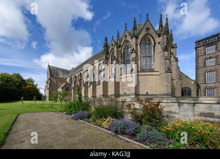 La Capilla de St Cuthbert en el Augustus Pugin diseñado County Durham College en Ushaw (Durham) Foto de stock