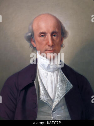 Warren HASTINGS (1732-1818) estadista inglés que pasó la mayor parte de su vida en la India pintado en 1784 por Johann Zoffany Foto de stock