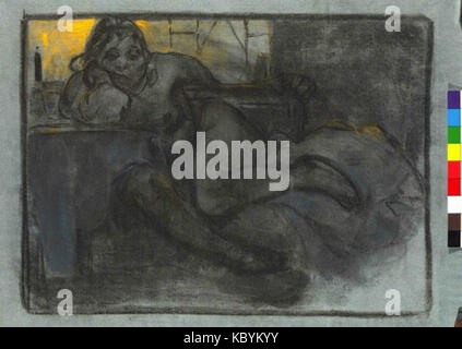 Autor Alfons Mucha 24.7.1860 14.7.1939 La llamada absint Studie zeny