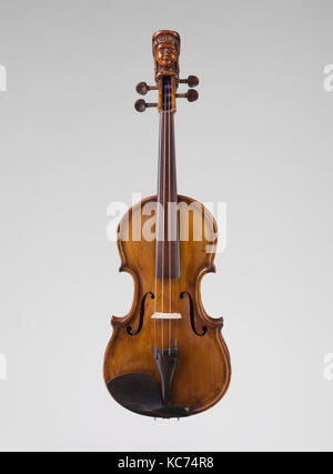 Violín de 1885, Gardiner, Maine, Estados Unidos, American, madera, Altura:  25. (63,5 cm), Chordophone-Lute-inclinada-unfretted Fotografía de stock -  Alamy
