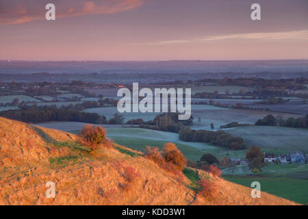 Cley colina cerca de warminster en Wiltshire. Foto de stock
