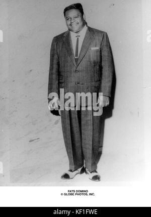 Octubre 25, 2017 - Fats Domino, uno de los más influyentes del rock and roll de los años 50s y 60s, muere a los 89 años de edad. Foto: c1950's - Fats Domino. (Crédito de la imagen: © mundo fotos a través de zuma wire) Foto de stock