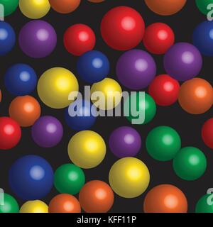Rainbow bolas patrón perfecta