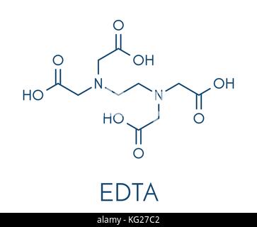 Edta Acido Etilendiaminotetraacetico Agente De Complejacion De Molecula Se Usa En El Tratamiento De La Intoxicacion Por Plomo Y Descalcificacion Fotografia De Stock Alamy