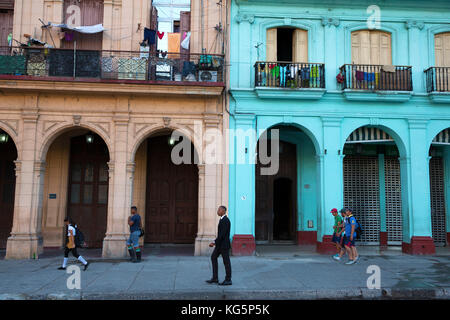 Cuba, República de Cuba, Centroamérica, Isla del Caribe. Ciudad de la Habana. Foto de stock