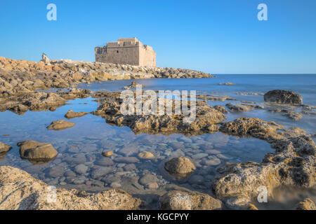 Castillo de Paphos, Paphos, Chipre Foto de stock