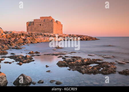Castillo de Paphos, Paphos, Chipre Foto de stock