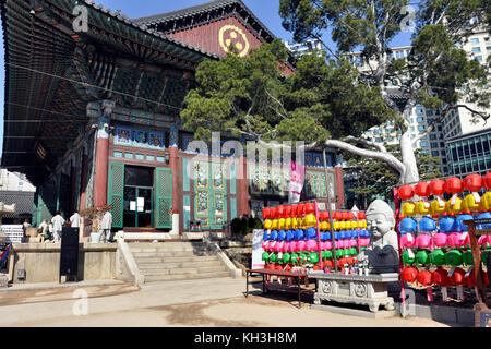 Corea del Sur, Seúl,templo Jogyesa Foto de stock