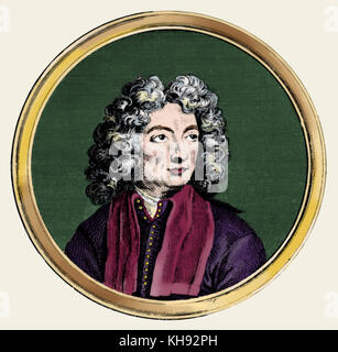 Arcangelo Corelli retrato. Violinista y compositor italiano. 17 de febrero de 1653 - 8 de enero de 1713