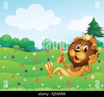 Corona de árboles y arbustos verdes Imagen Vector de stock - Alamy