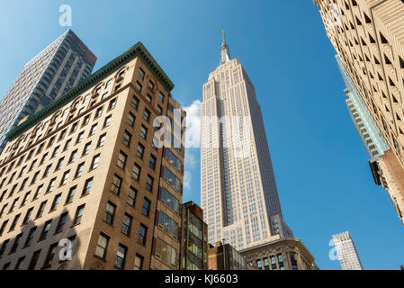 El Empire State Building en Nueva York Foto de stock