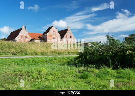 Spoettrup es un castillo medieval bien conservado castillo defensivo ubicado a 17 km al noroeste de skive en el norte de Jutlandia, Dinamarca. Foto de stock