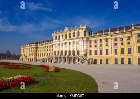 El palacio de Schonbrunn Viena en Austria, Europa.