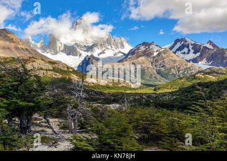 Paseo de Fitz Roy, El Chalten, Patagonia, Argentina.