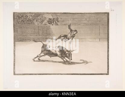 Imprimir. Series/Cartera: La Tauromaquia; Artista: Goya (Francisco de Goya y Lucientes) (español, Fuendetodos 1746-1828 Burdeos); Fecha: 1816; Medio: