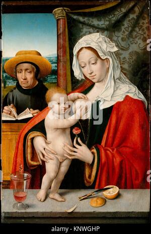 La Sagrada Familia. Artista: Taller de Joos van Cleve (Netherlandish, Cleve ca. 1485-1540/41 Amberes); posiblemente Fecha: 1527-33; Cultura: Netherlandish;