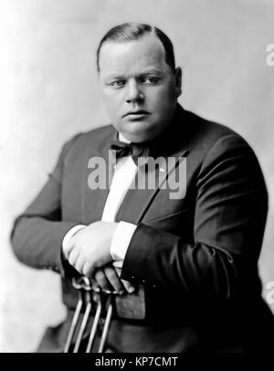 ROSCOE 'FATTY' ARBUCKLE (1887-1933), actor y director de cine americano sobre 1916 Foto de stock