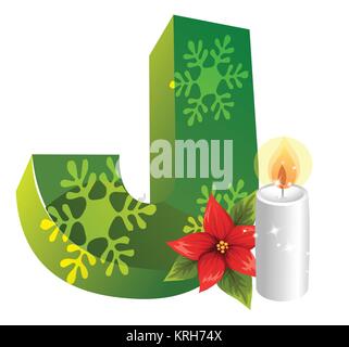 Caligrafía Inglés Feliz Navidad y Feliz 2022. Rojo ornamento de Navidad