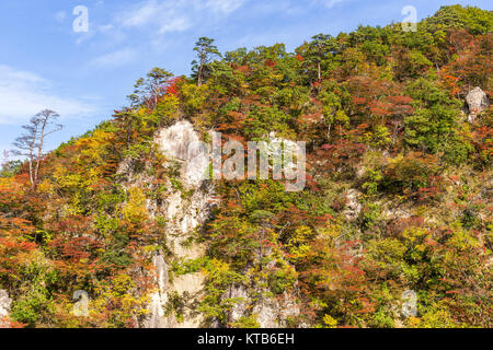 Japón Naruko canyon en otoño Foto de stock