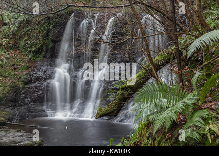 Ess na crub cascada En Glenariff Forest Park