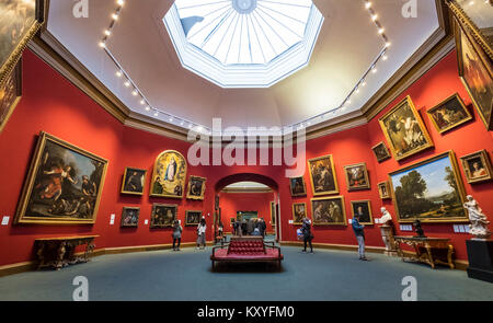 Interior del museo de arte de la Galería Nacional de Escocia, en Edimburgo, Escocia, Reino Unido