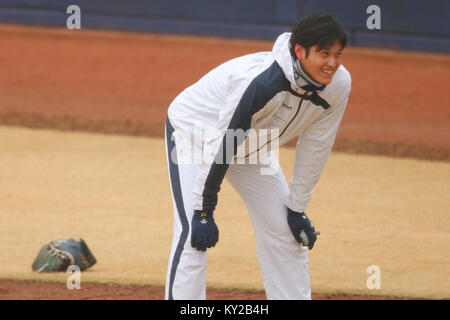 Shohei Ohtani (Angels), JANUARY 7, 2018 : Los Angeles Angels' new signing Shohei  Ohtani works out in Kamagaya, Chiba Prefecture on January 7, 2018. Credit:  Pasya/AFLO/Alamy Live News Stock Photo - Alamy