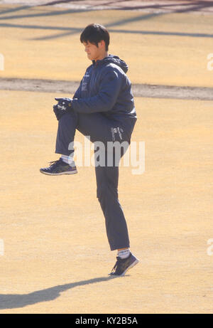 Shohei Ohtani (Angels), JANUARY 8, 2018 : Los Angeles Angels' new signing Shohei  Ohtani works out in Kamagaya, Chiba Prefecture on January 8, 2018. Credit:  Pasya/AFLO/Alamy Live News Stock Photo - Alamy