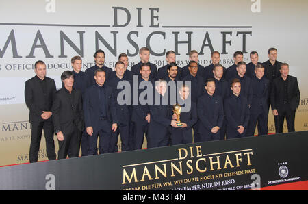 El Equipo Nacional de Fútbol Alemania Foto de stock