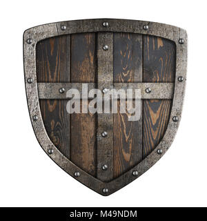 Escudo Vikingo de madera Fotografía de stock - Alamy