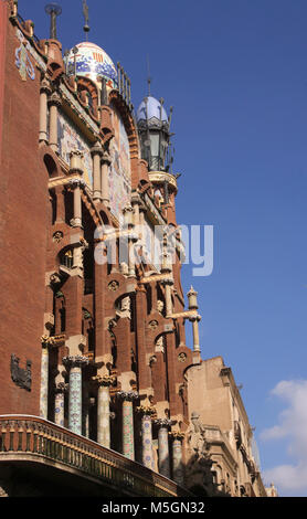 Palau de la Música Catalana Concert Hall Barcelona España Foto de stock
