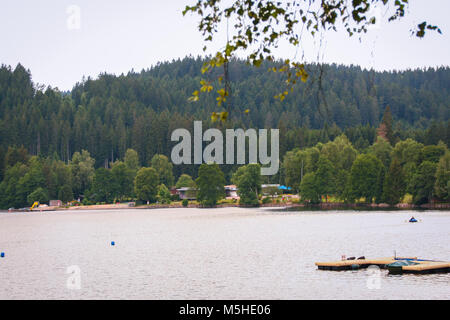 El lago Titisee en el bosque negro de Baden Wuttemberg, Alemania Foto de stock