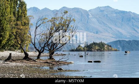 El Lago Wanaka, Isla del Sur, Nueva Zelanda
