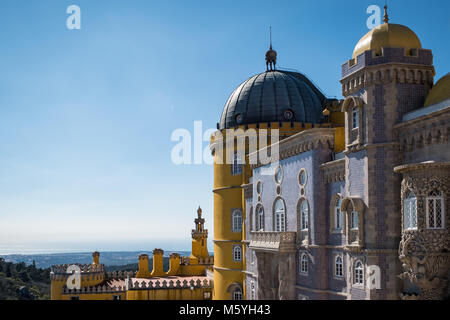 El Palacio de Sintra, romanticismo en Portugal Foto de stock