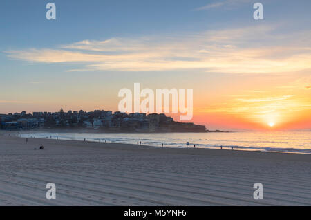 Bondi Beach en Sunrise, Sydney, New South Wales, Australia
