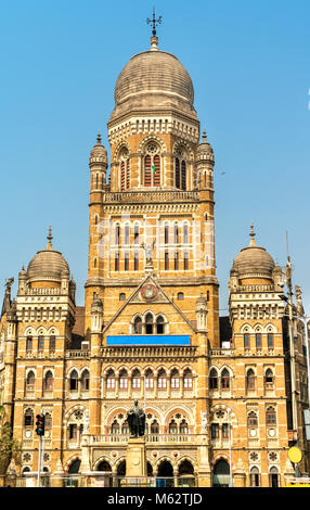 Edificio de la Corporación Municipal. Construido en 1893, es un edificio del patrimonio en Mumbai, India Foto de stock