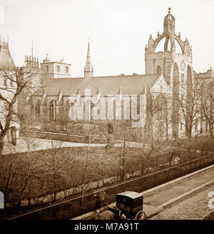 King's College, la Universidad de Aberdeen, época victoriana Foto de stock