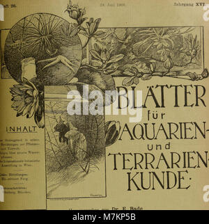Blätter für Aquarien- und Terrarien-Kunde (1905) (20200932559)